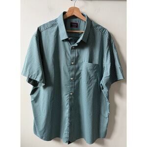 UNTUCKit men's gingham plaid short sleeve button up size XXX-large